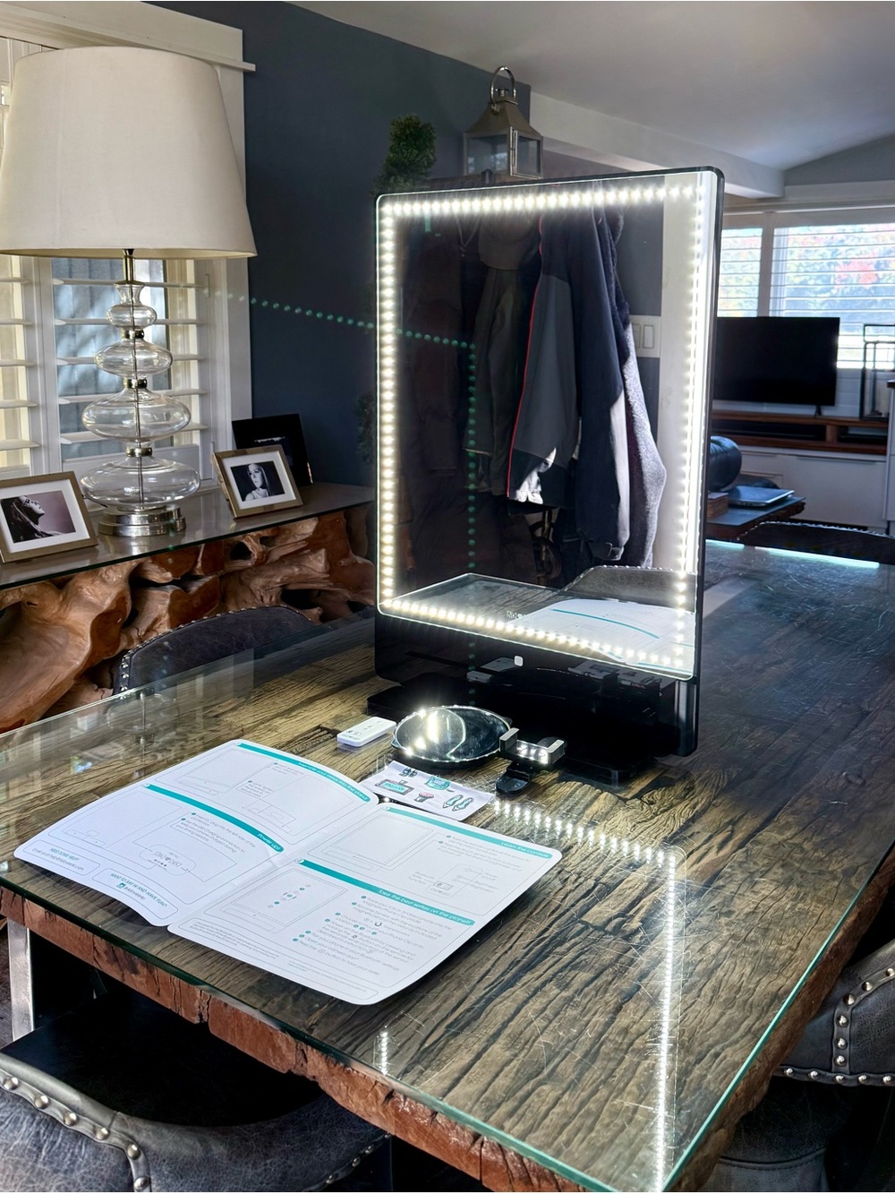Riki Loves Riki RIKI TALL Large LED Vanity Mirror Black